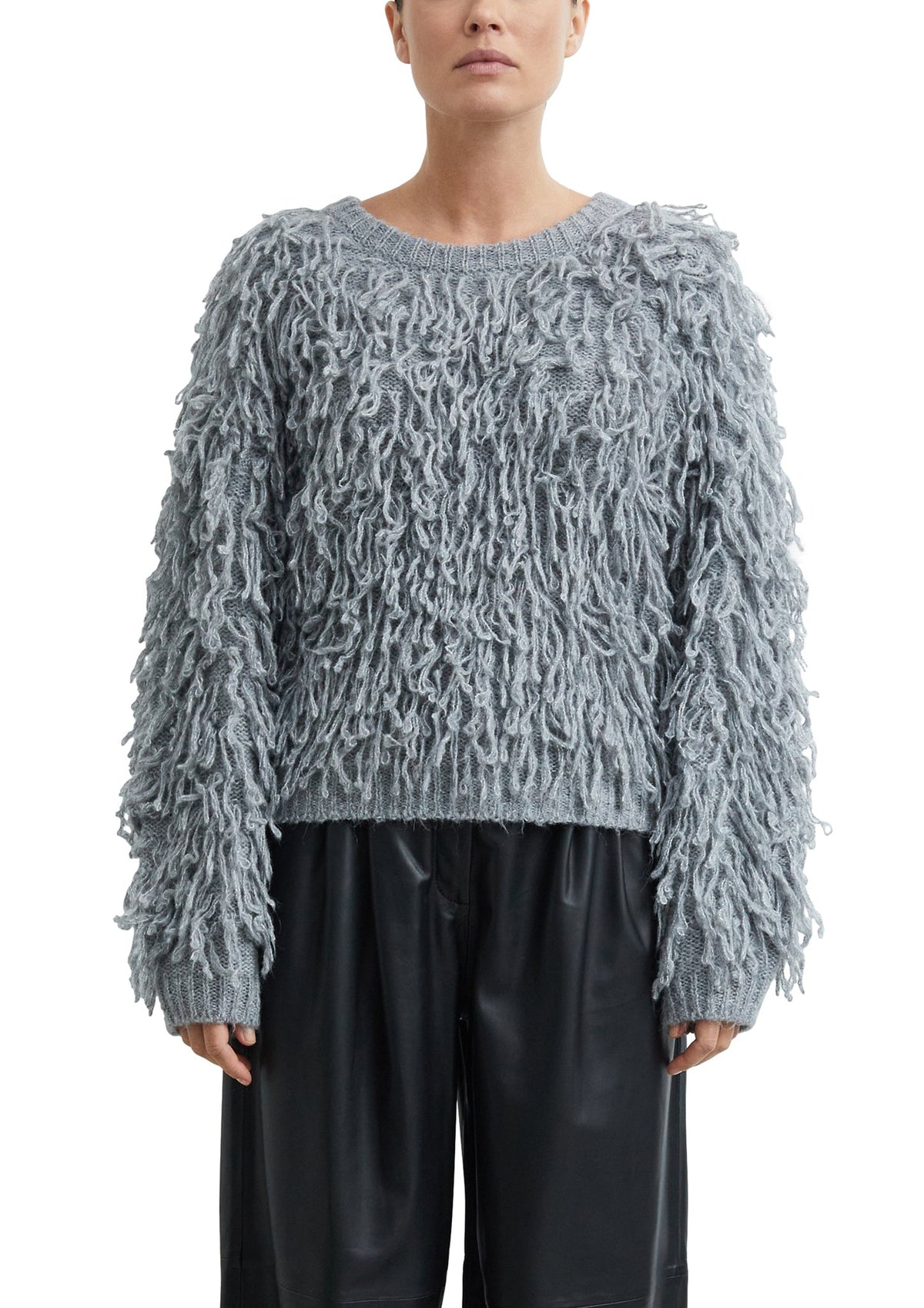 Strickpullover mit Effektgarn