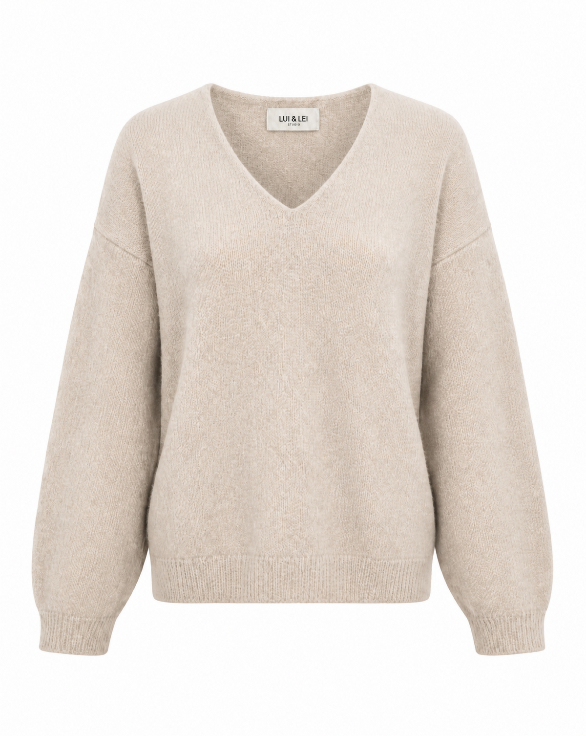 Strickpullover mit V-Ausschnitt