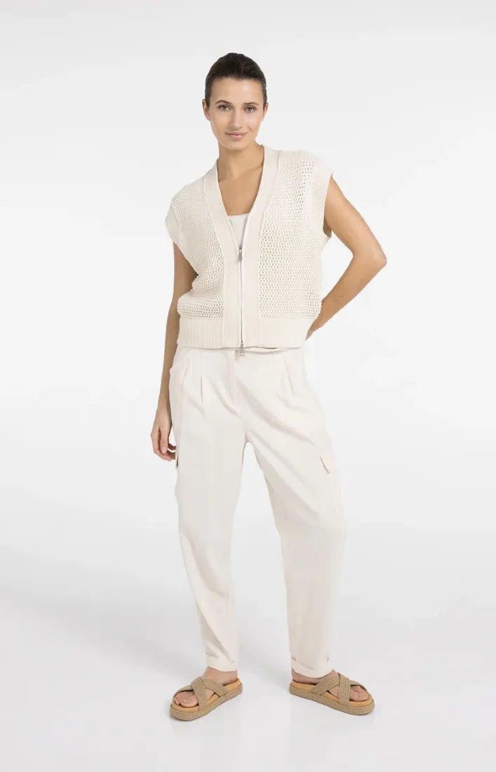 Ärmelloser Cardigan