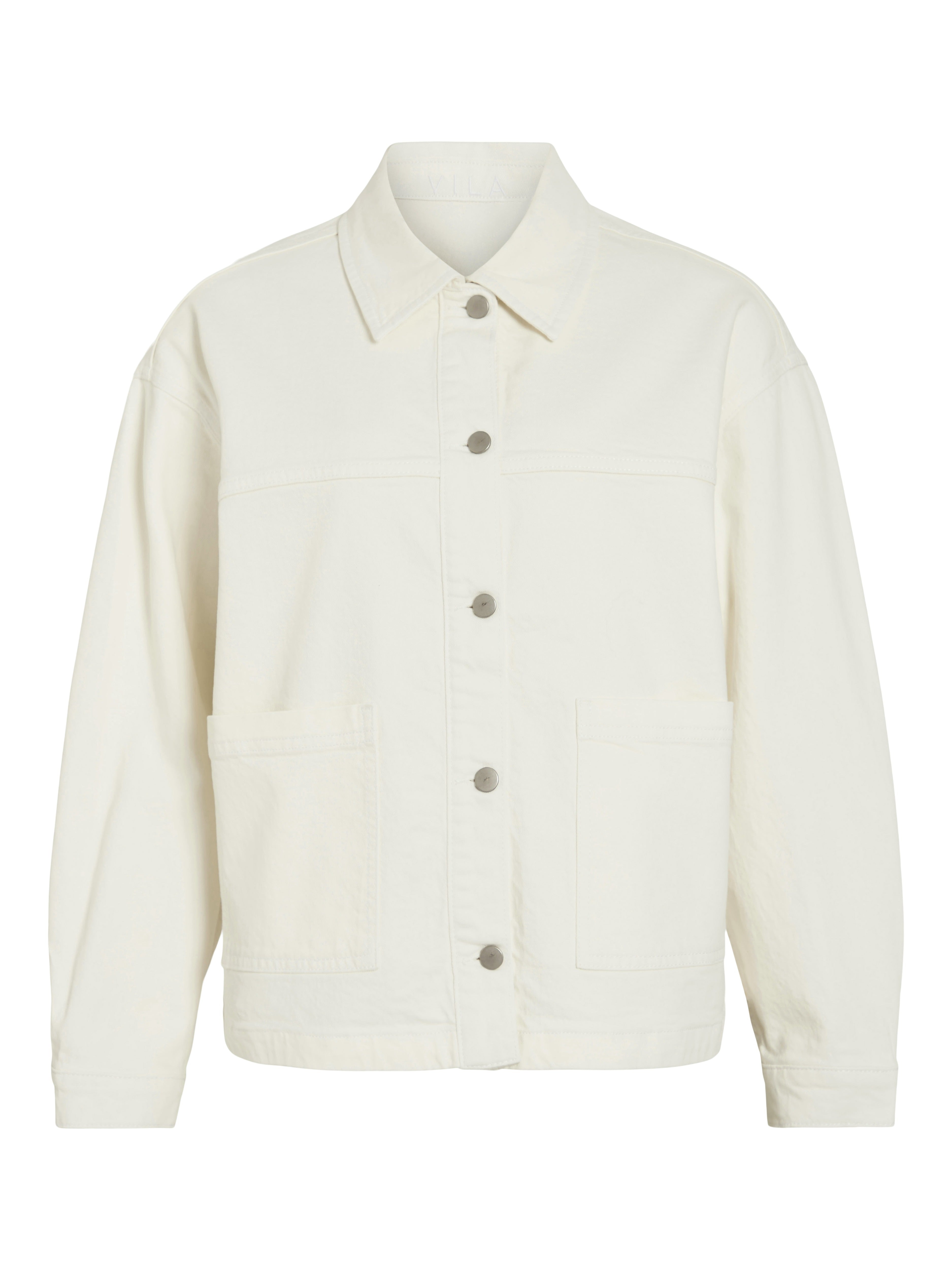 VILA Jeansjacken Cloud Dancer