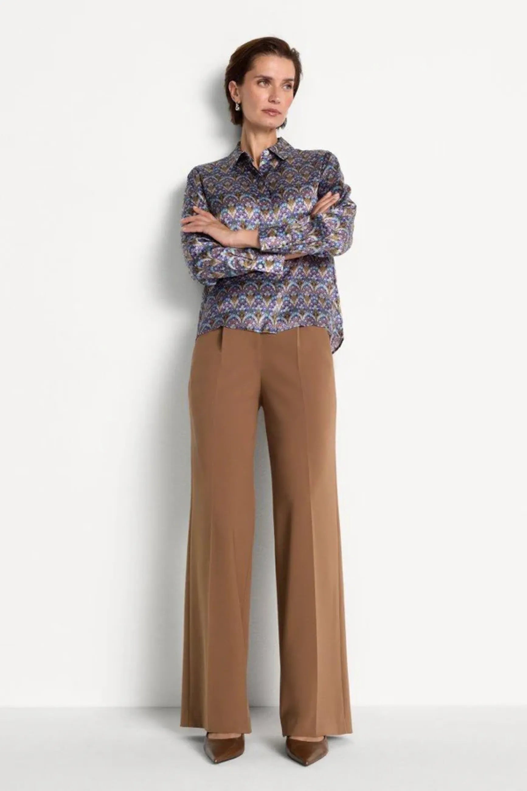 Bluse mit Blüten Muster