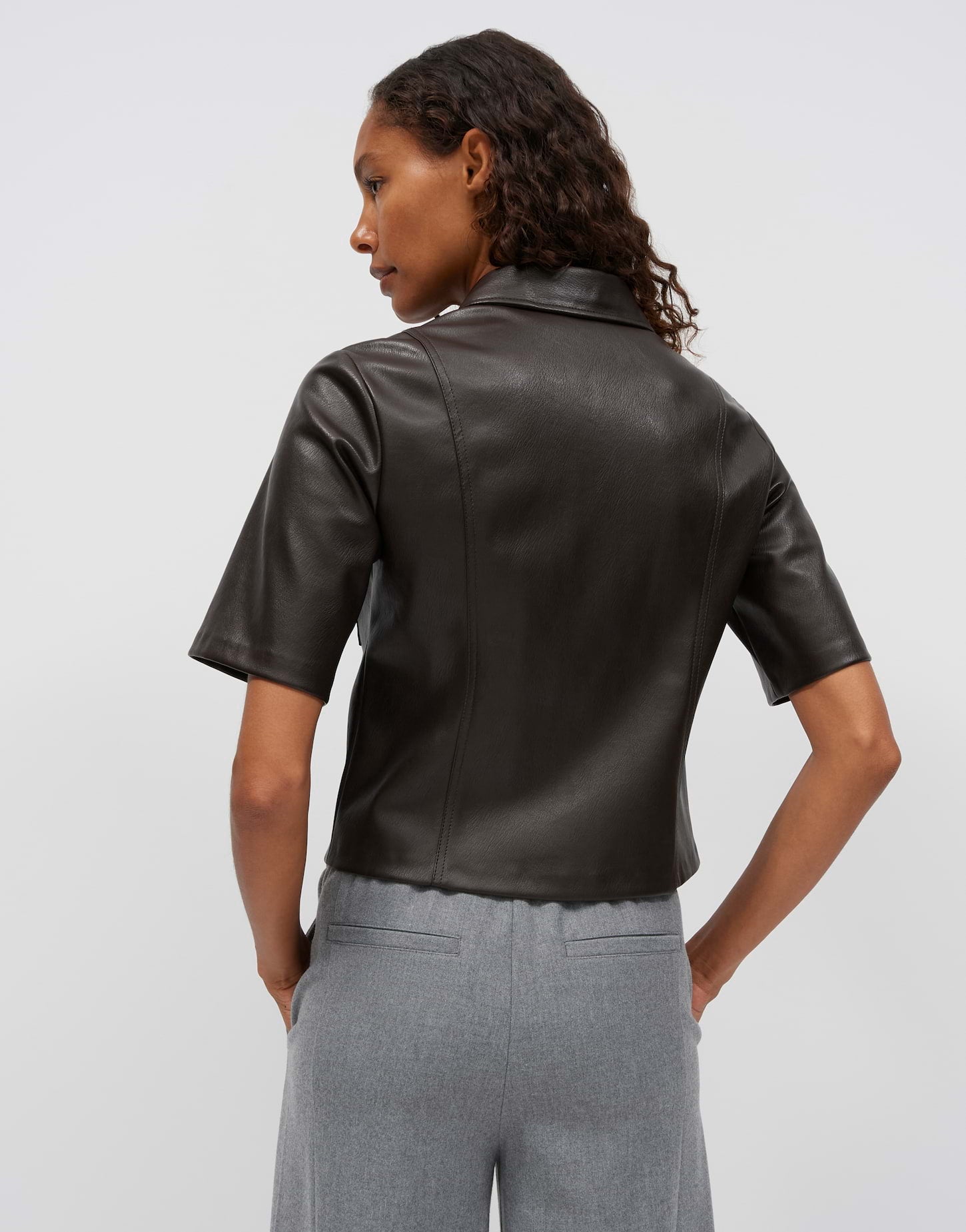 Lederimitatbluse Feleather