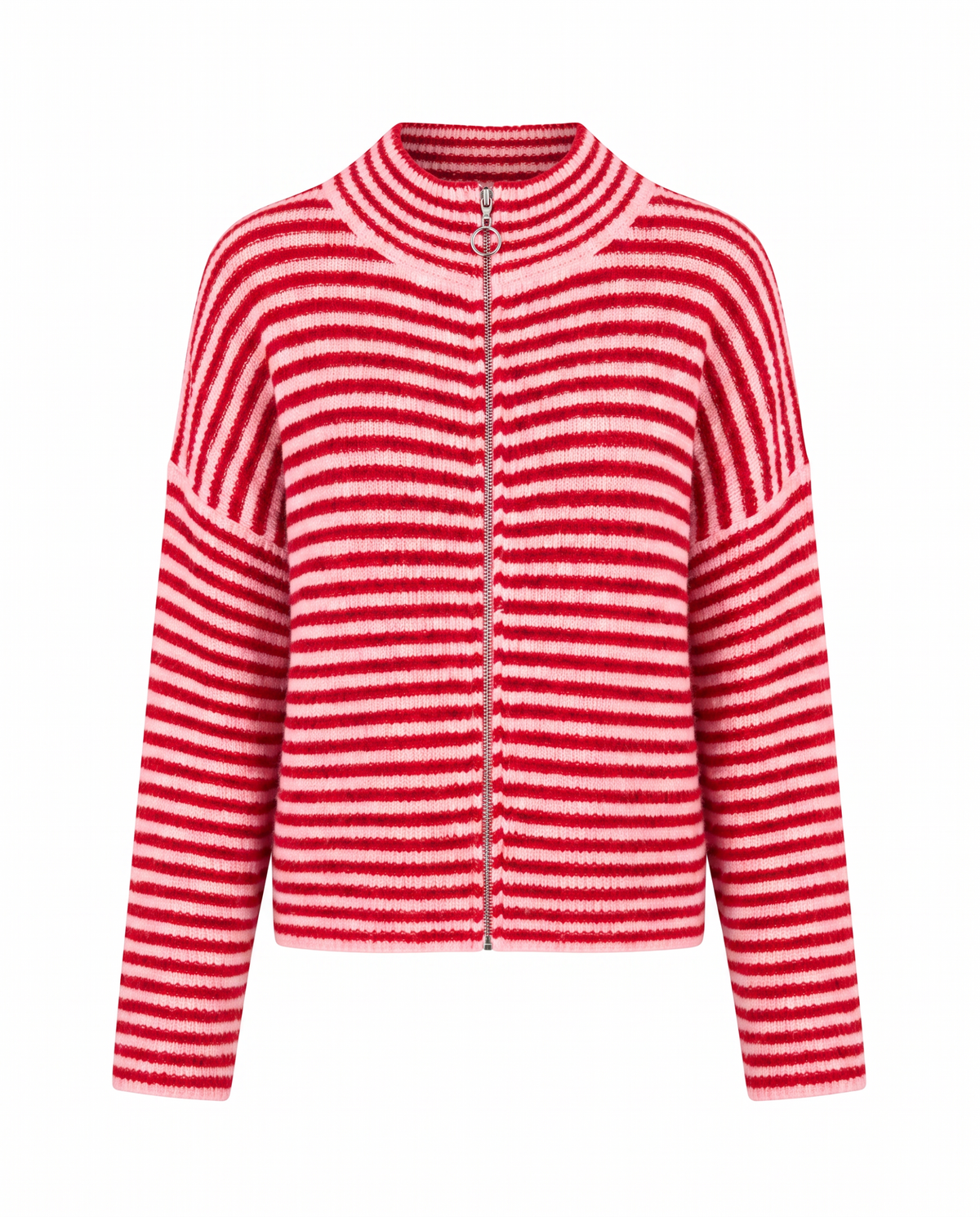 Strickjacke mit Streifen
