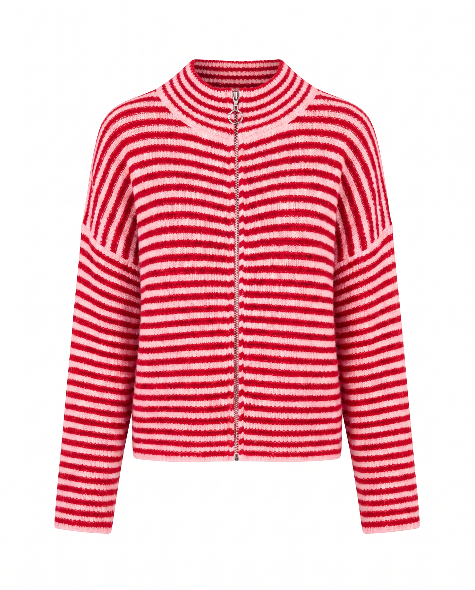 Strickjacke mit Streifen