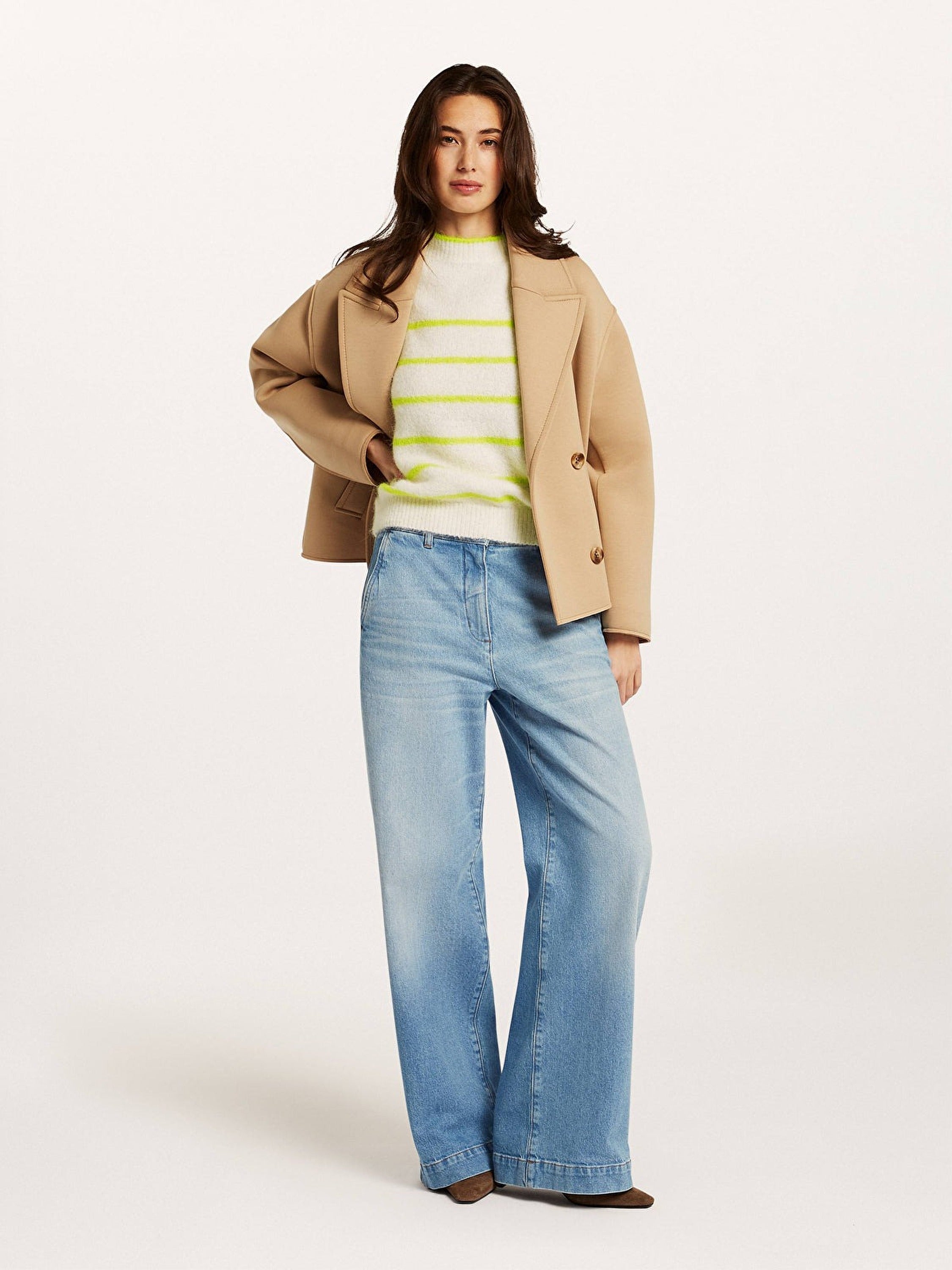 Beaumont Strickpullover Lime