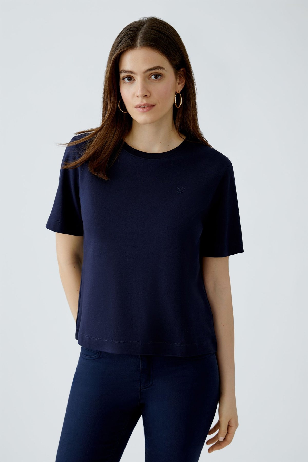 Oui T-Shirts Darkblue