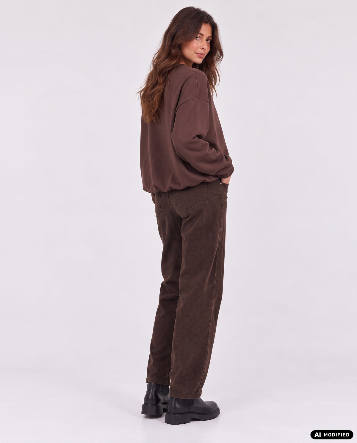 Sweatshirt mit Ballon-Saum