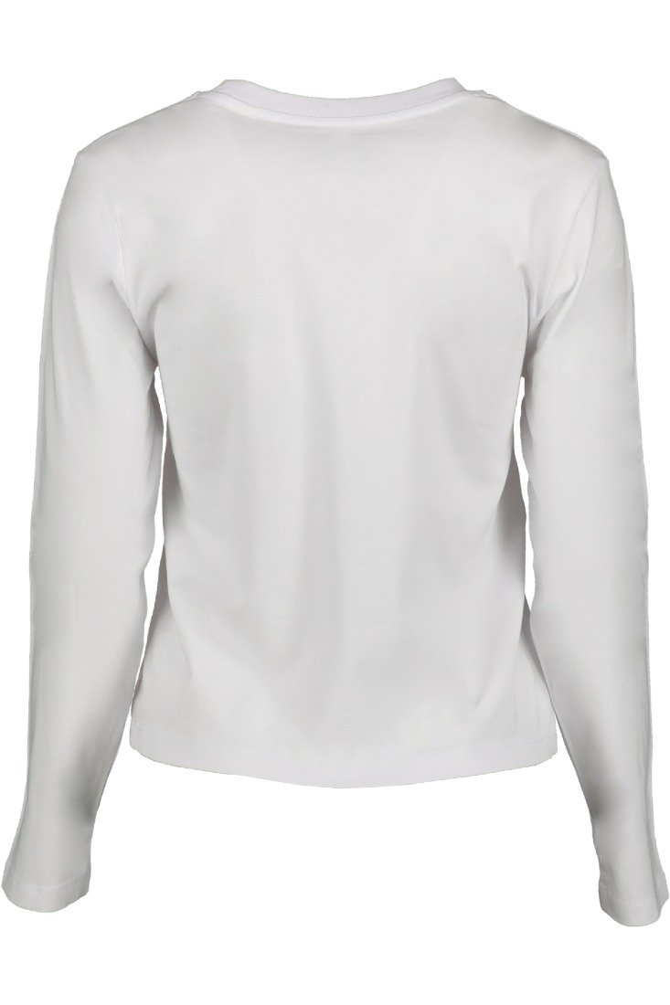 be famous Longsleeve White - Puffy Dusk Blue