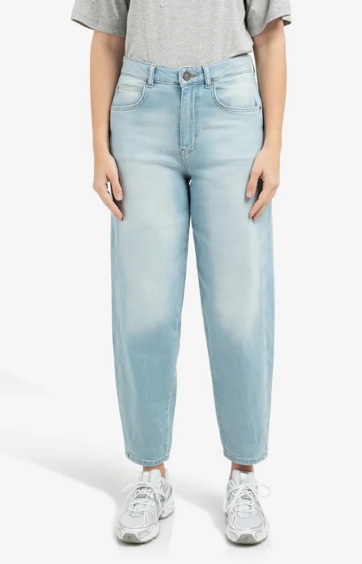 Yaya O-Shape Mid Blue Denim