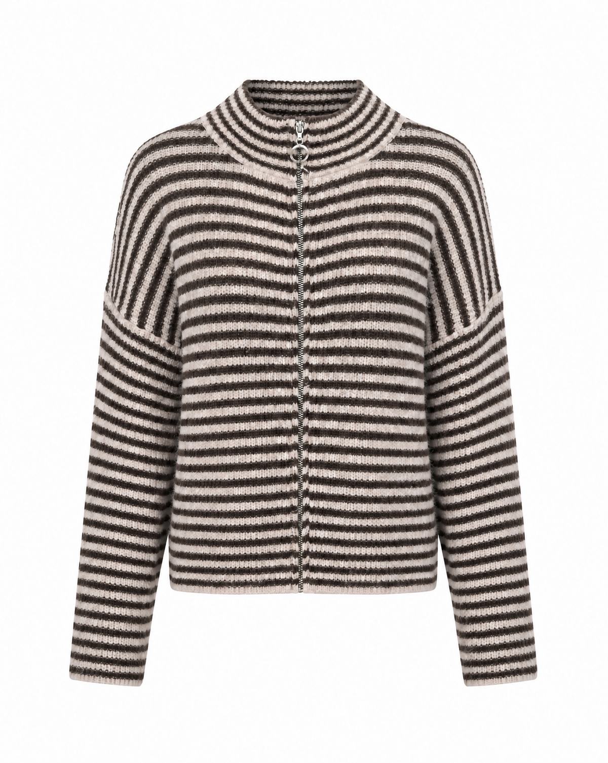 Strickjacke mit Streifen