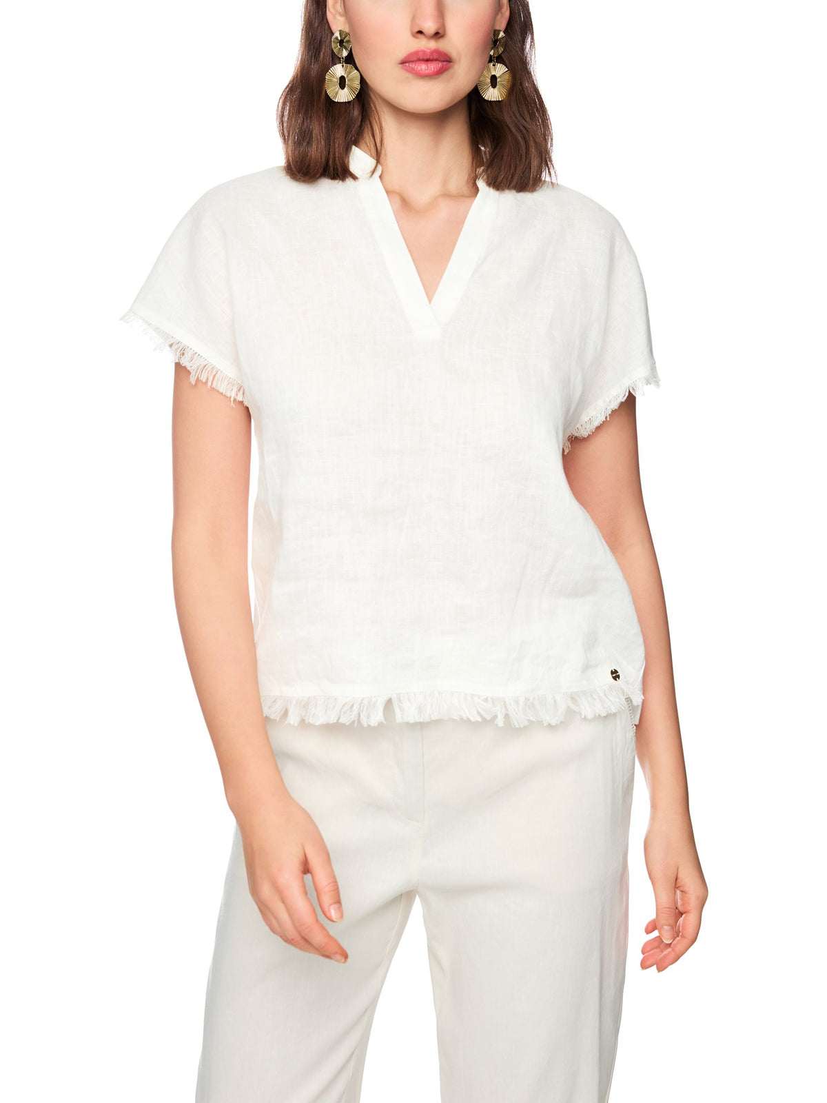 MarcCain Collections Blusen Bright Ecru