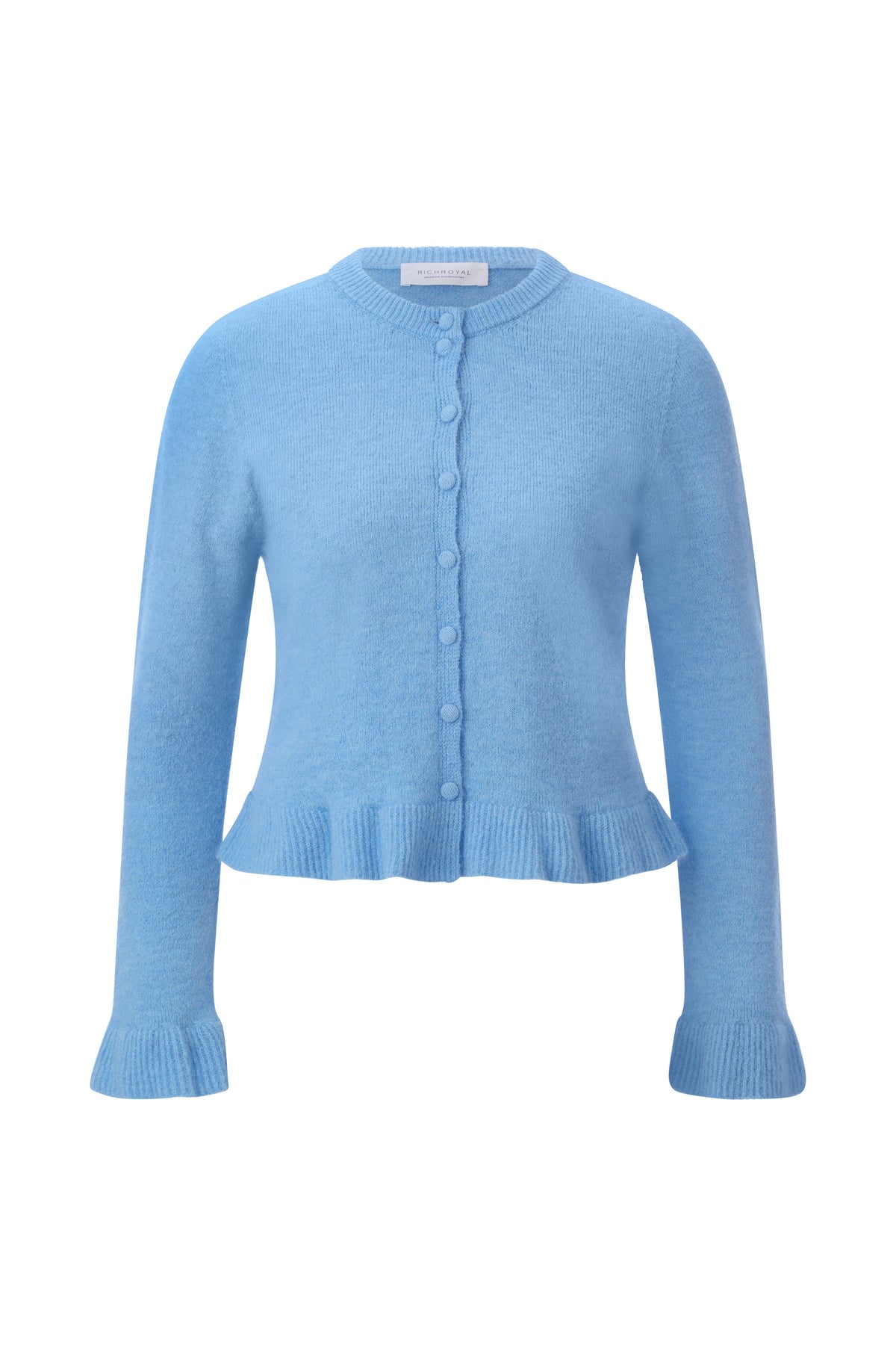 Strickjacke mit Volants