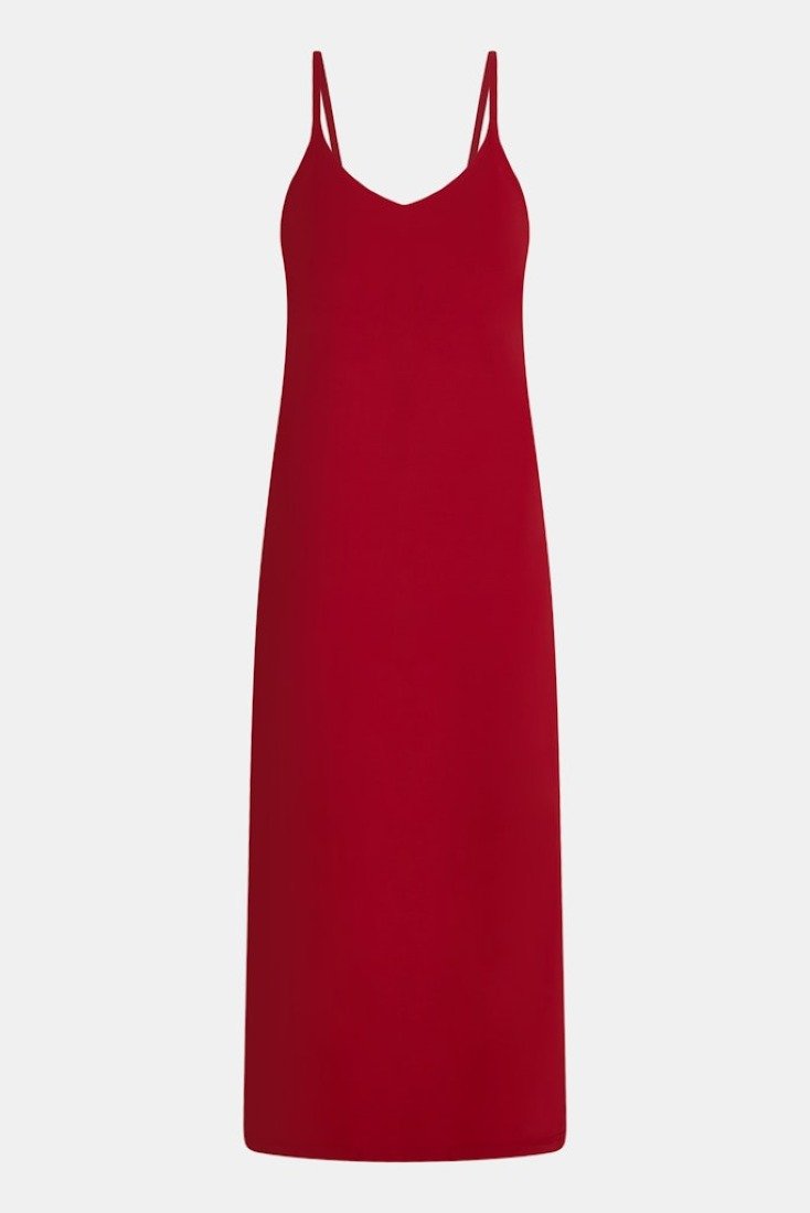 Kleid mit Spaghettiträgern