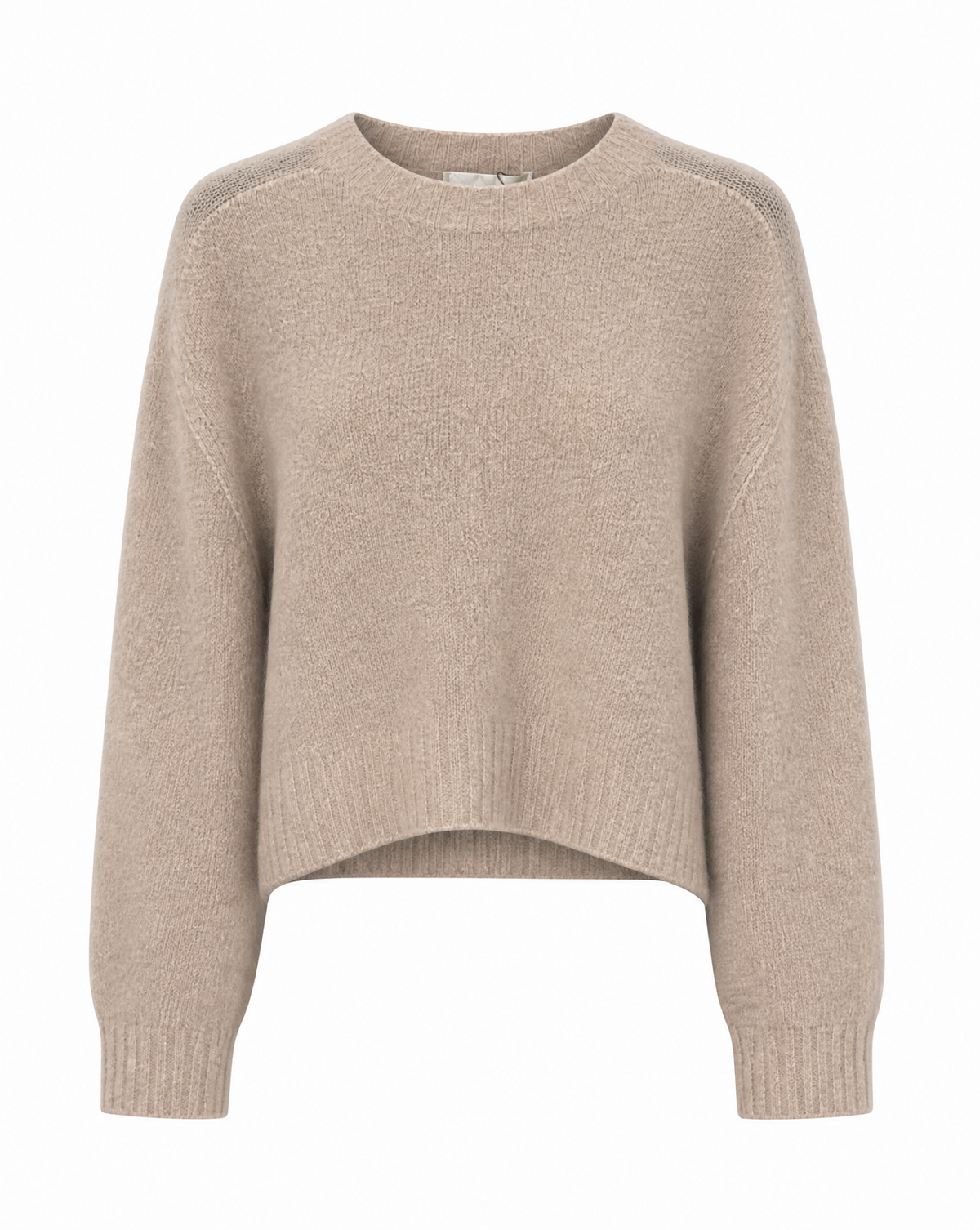Strickpullover mit Rundhalsausschnitt