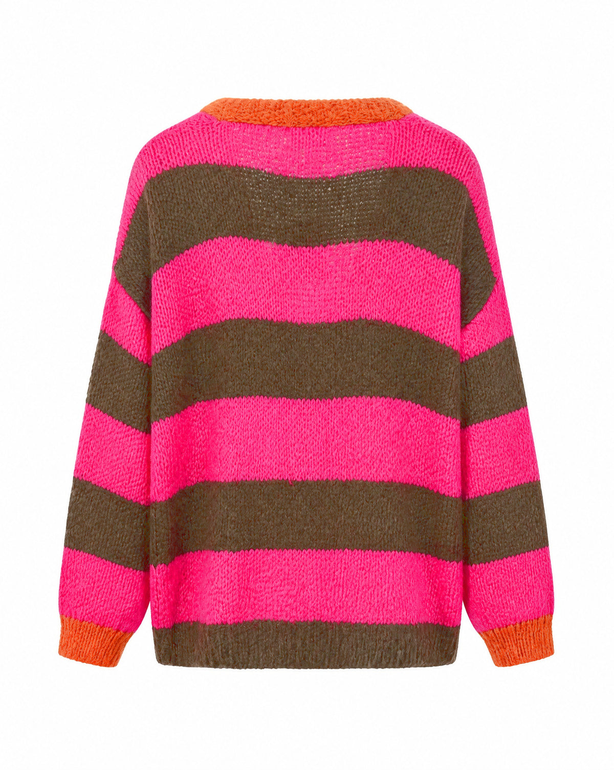 Strickjacke mit Blockstreifen