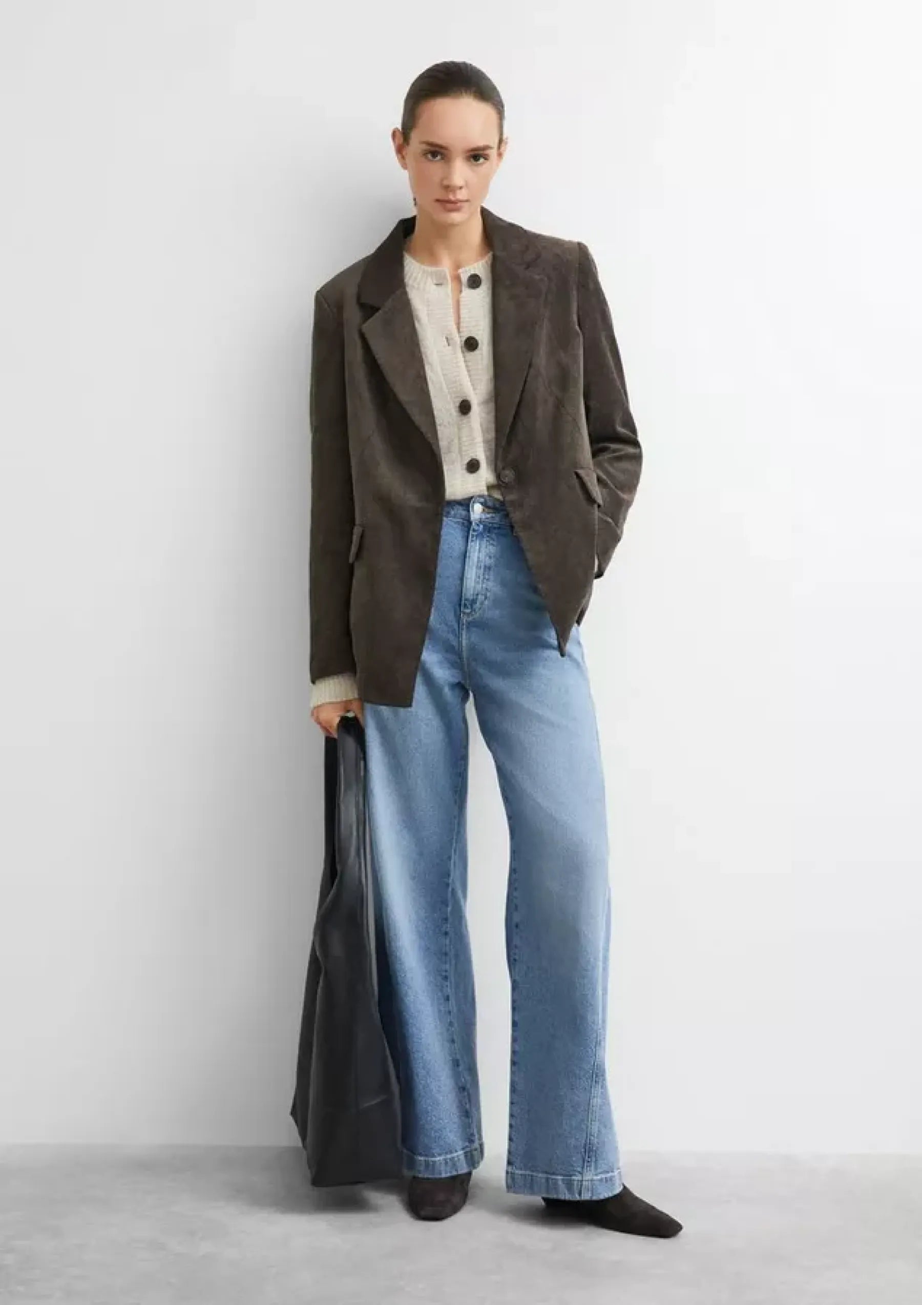 Blazer aus Feinkord