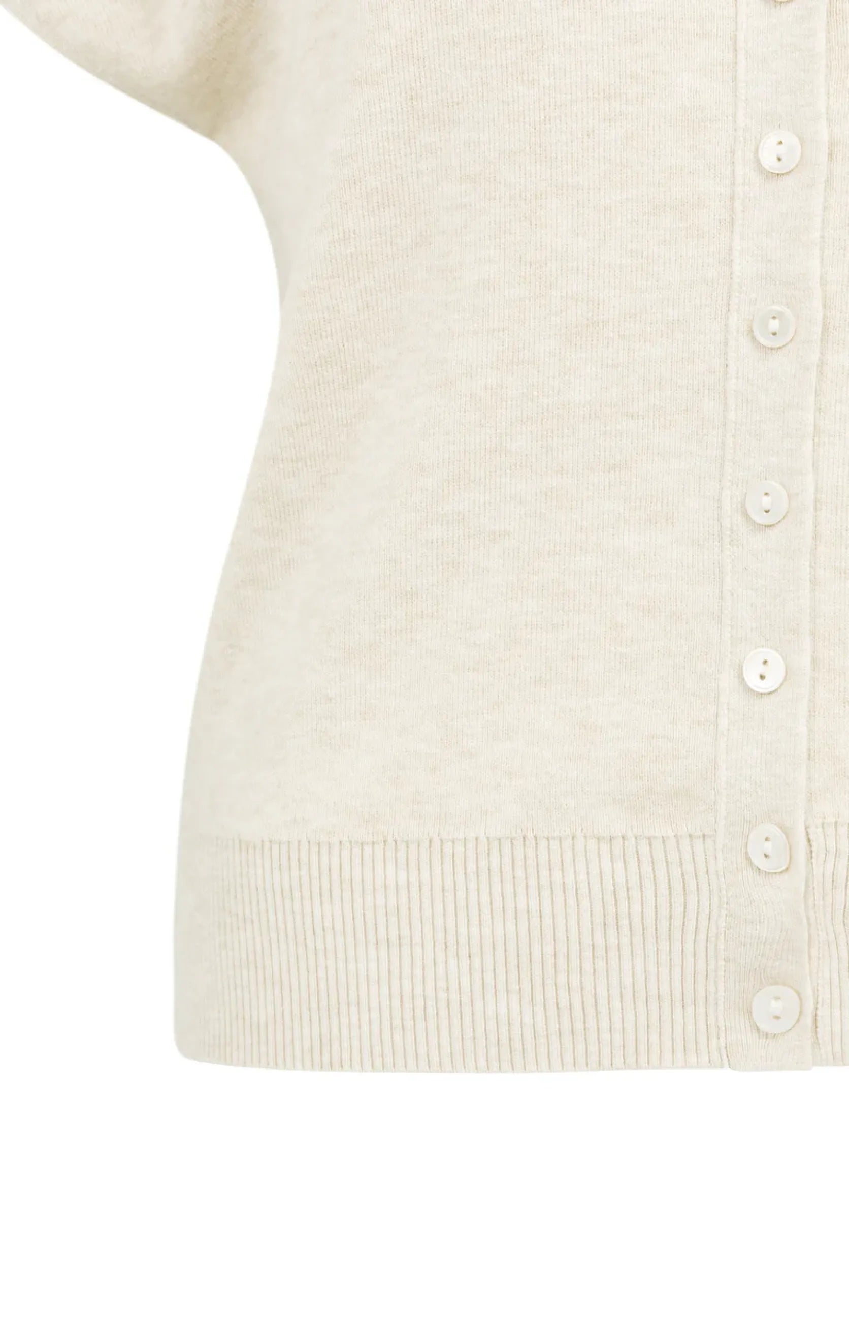 Strickcardigan mit Kurzarm