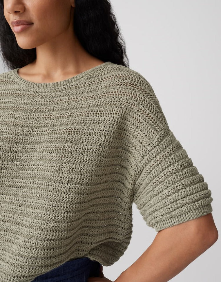 Opus Strickpullover Pale Olive