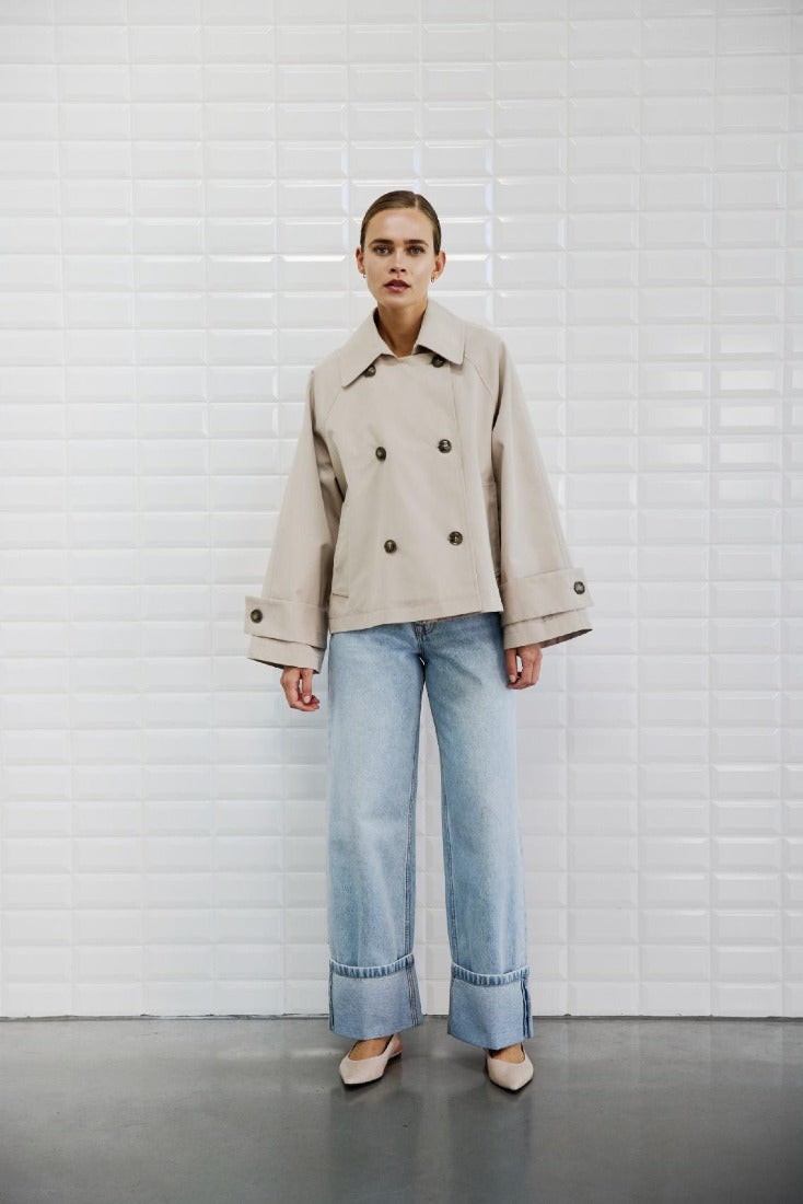 WithBlack Trenchcoats Light Sand