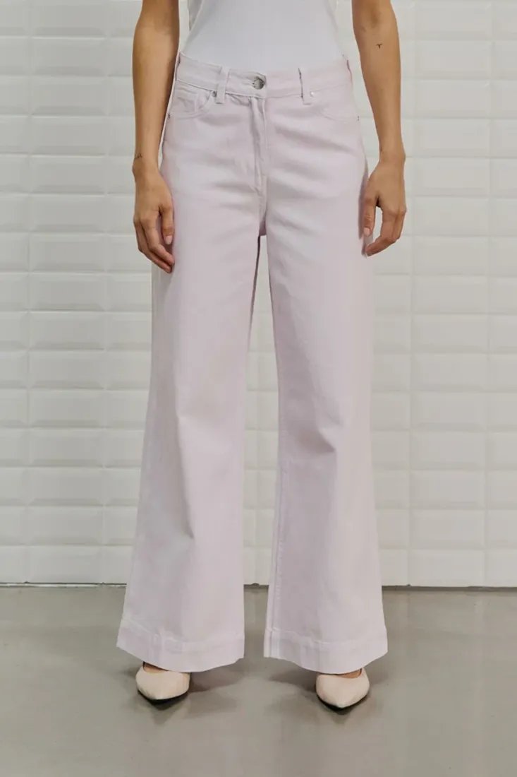 WithBlack Wide Leg Lavender S