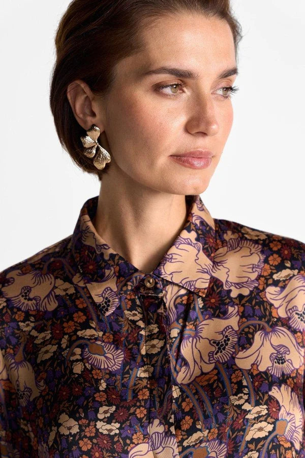 Bluse mit Blumenprint