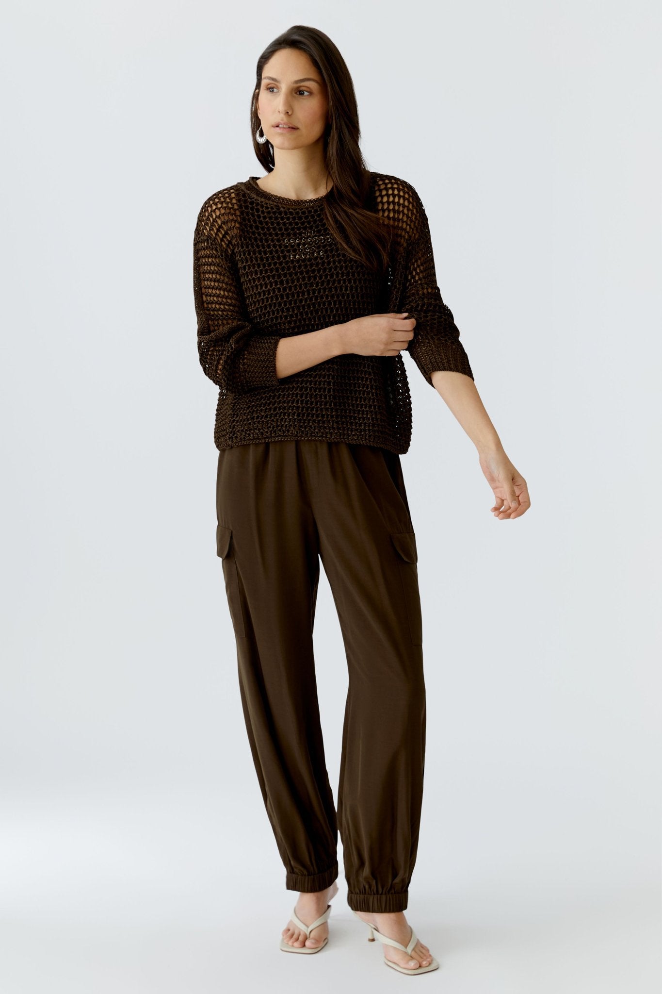 Oui Strickpullover Demitasse