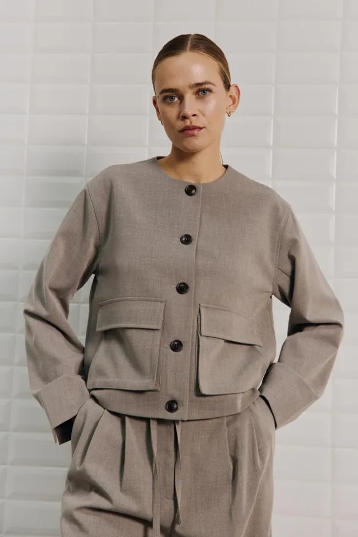 WithBlack Blouson Acorn Mel