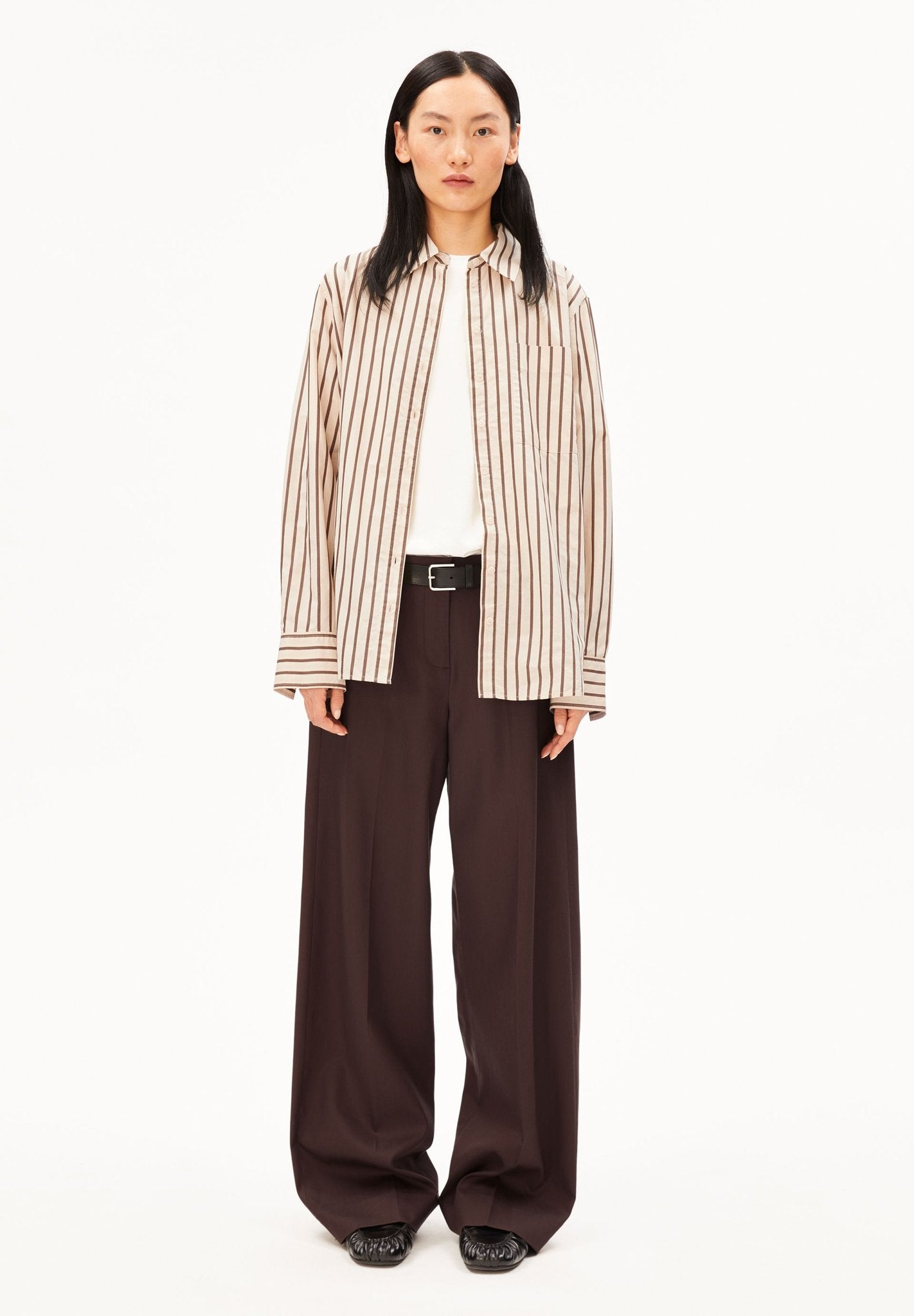 Bluse mit Streifen