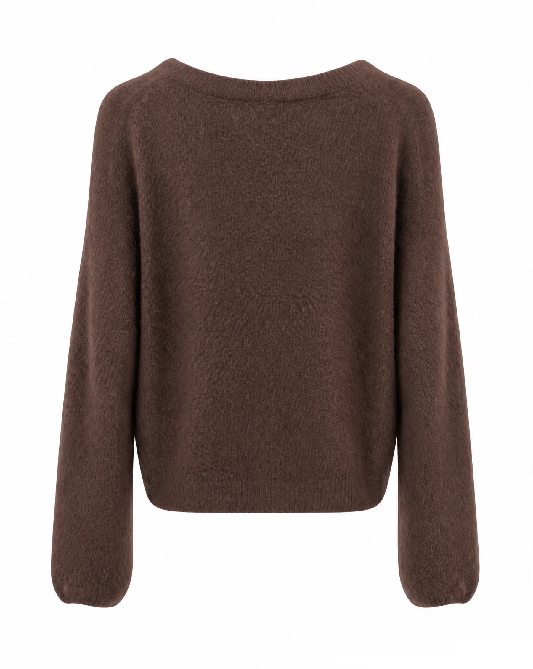 Strickpullover mit Rundhalsausschnitt
