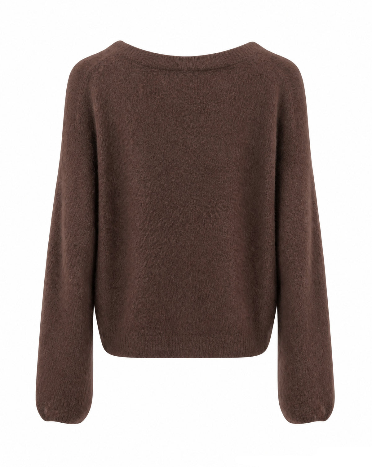 Strickpullover mit Rundhalsausschnitt