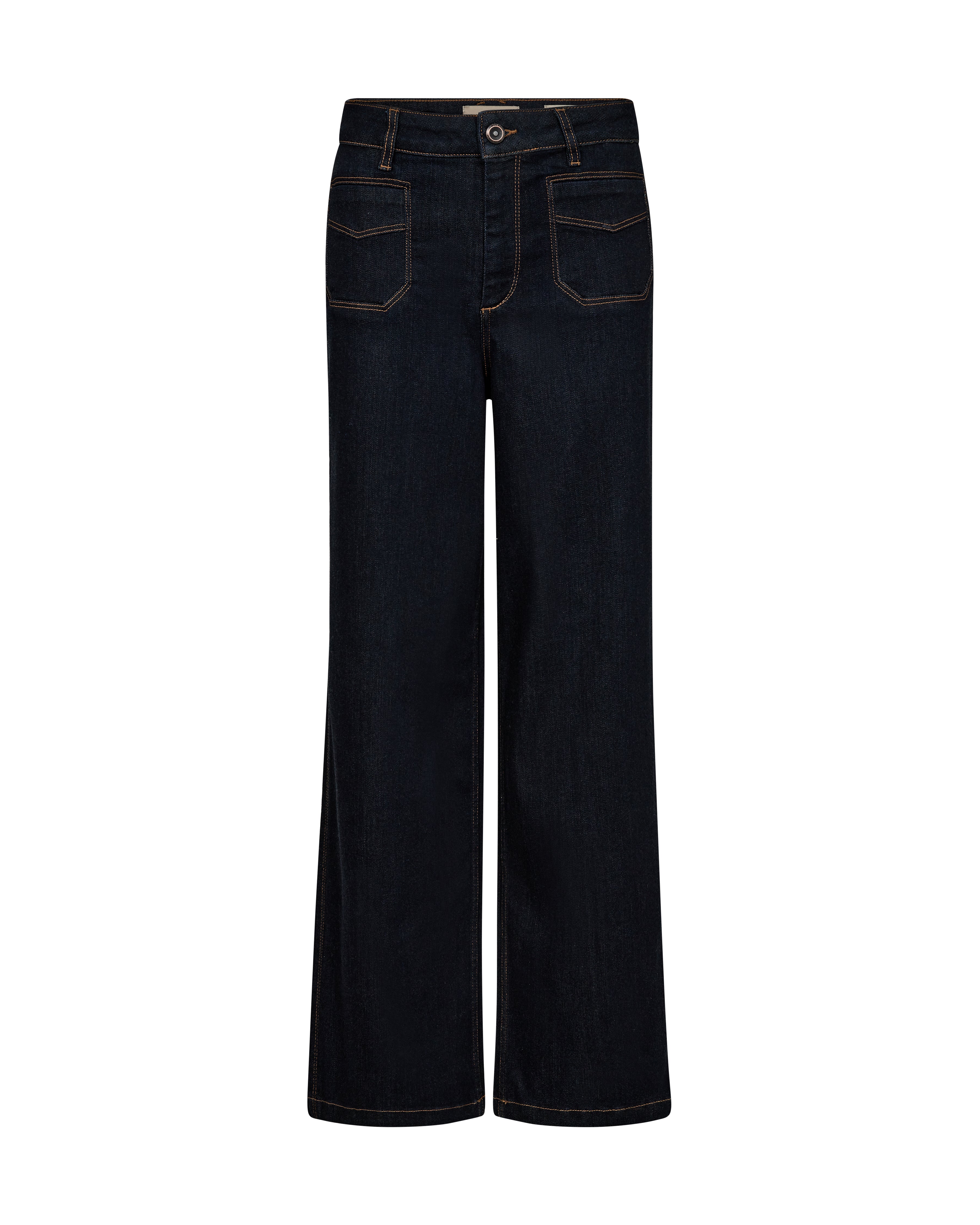 Mos Mosh Straight Leg Dark Blue