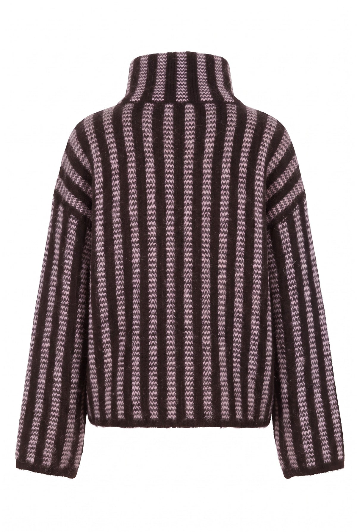 Strickjacke mit Streifen