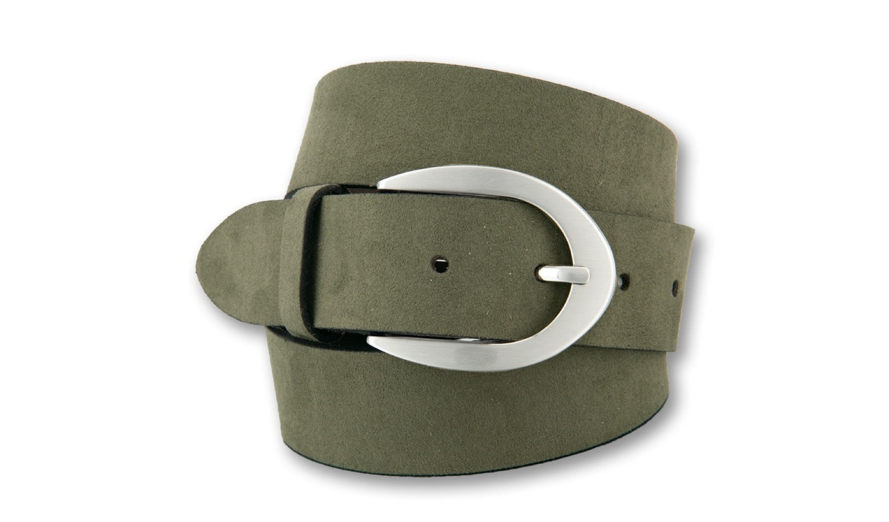 3,5cm Veloursledergürtel