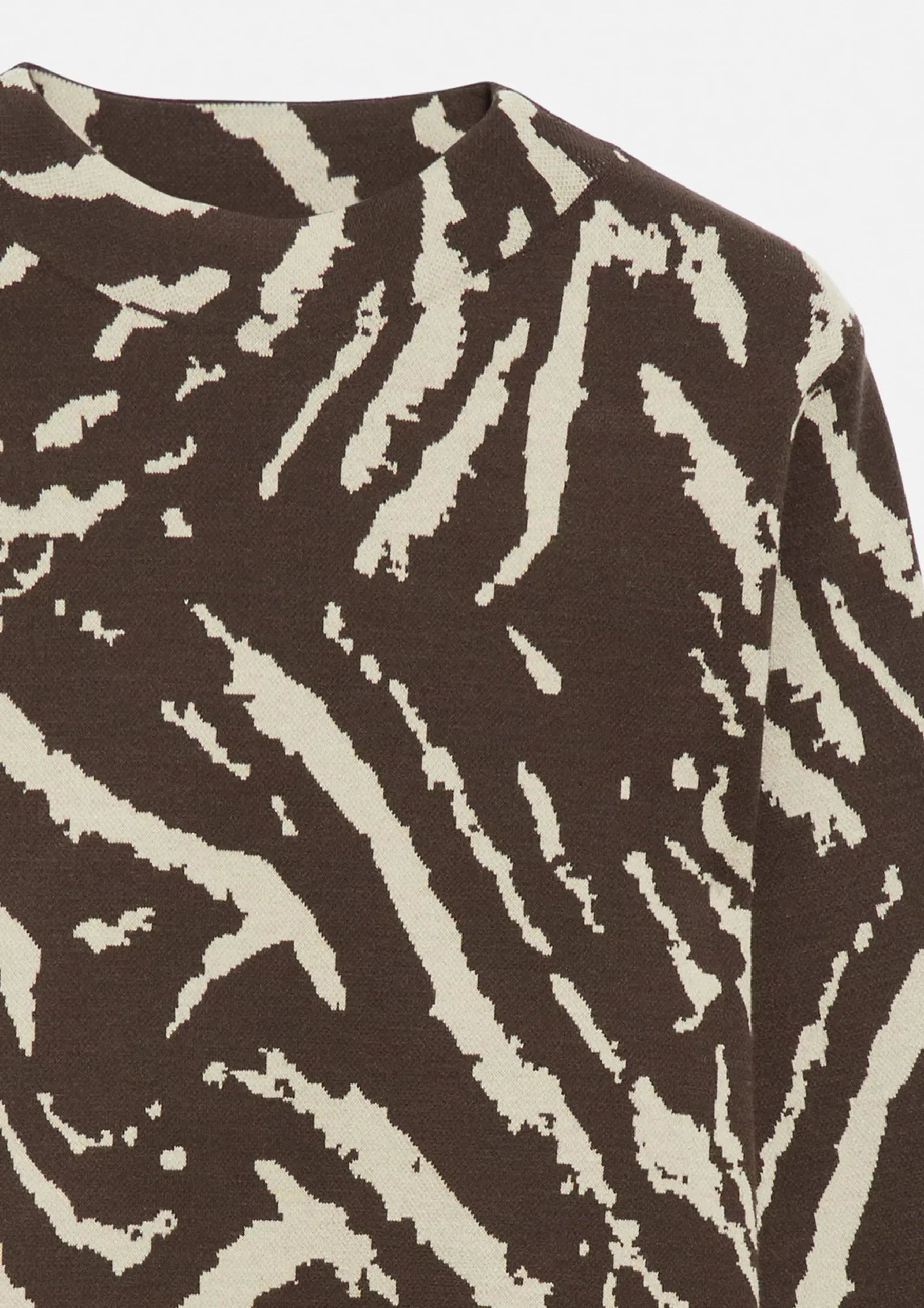 Comma Strickpullover Brown