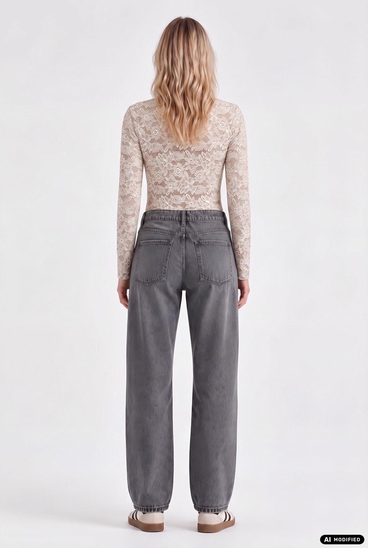 Longsleeve aus Spitze