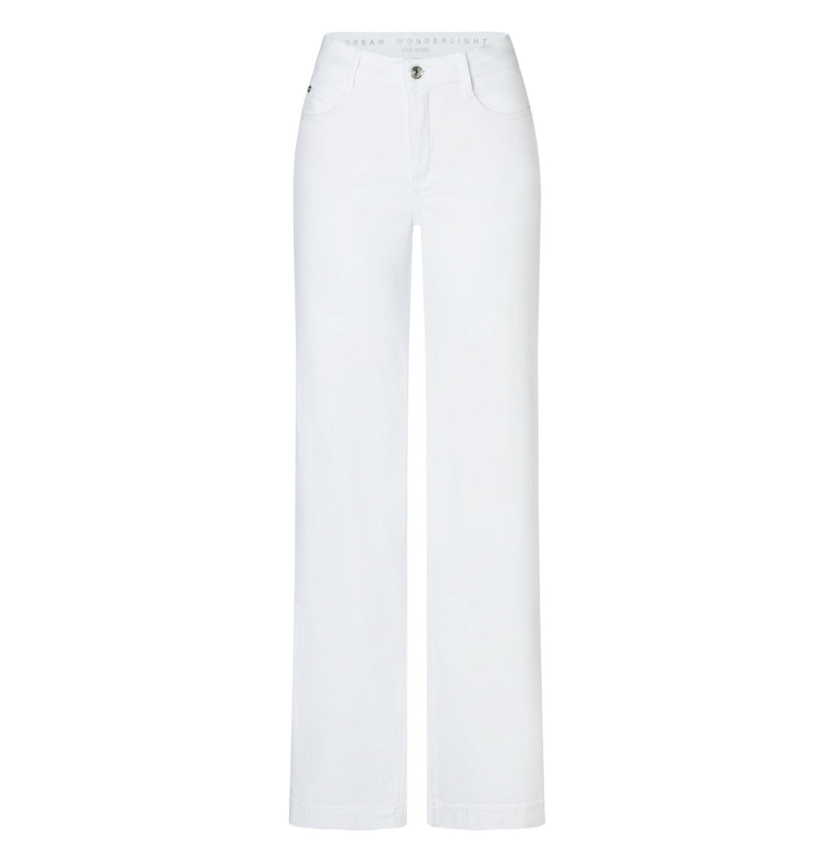 MAC Wide Leg White Denim