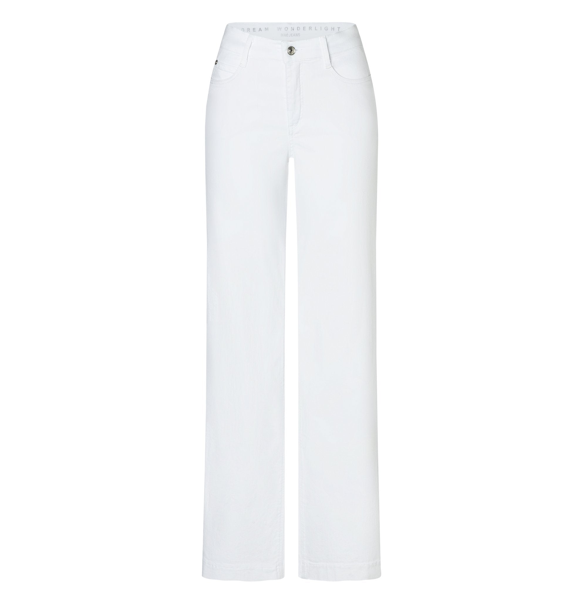 MAC Wide Leg White Denim