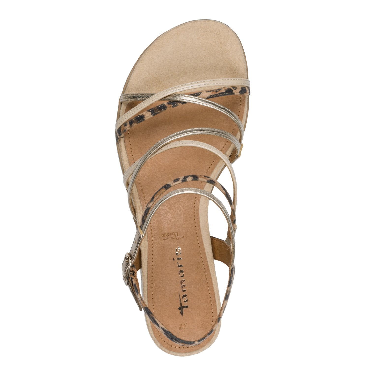 Sandale mit Leoprint