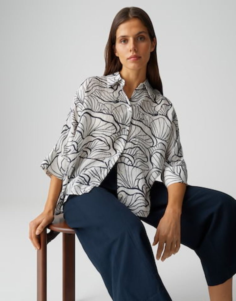 Opus Blusen Coal Blue