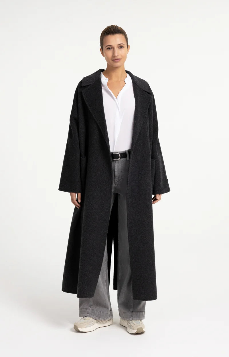 Oversize-Mantel aus Wollmischung