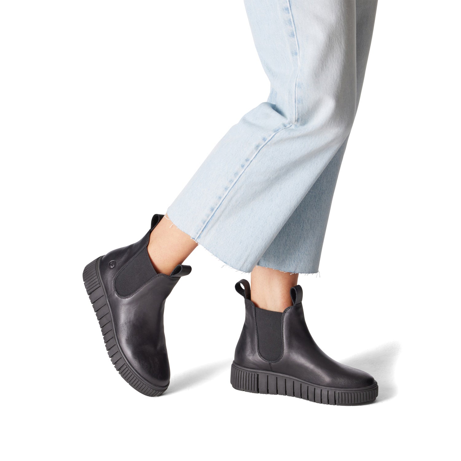 Tamaris City-Schuhe Black Leather