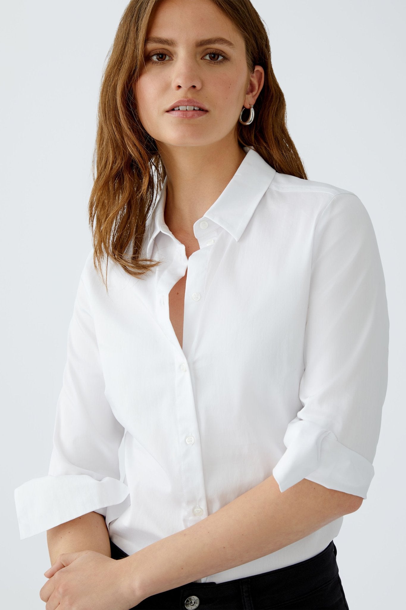 Oui Blusen Optic White