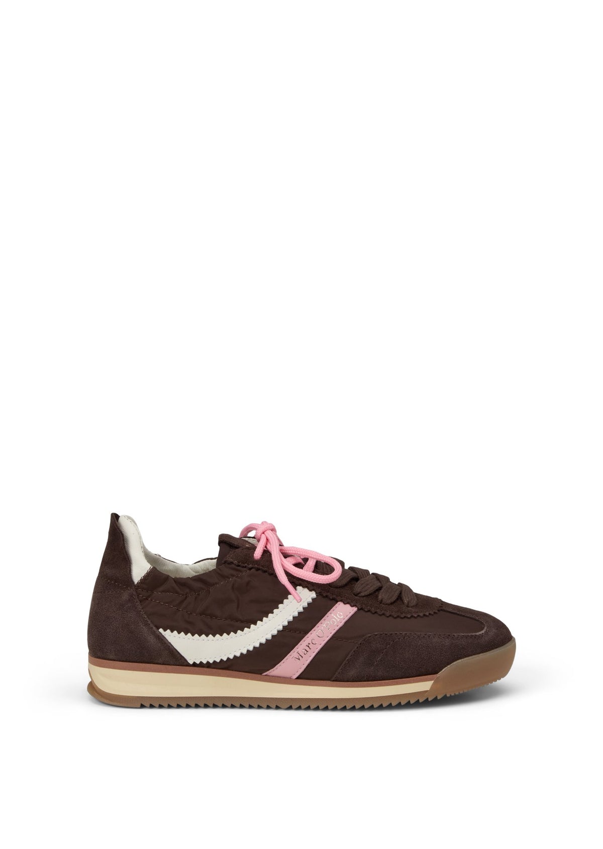 Sneaker mit Lederakzenten