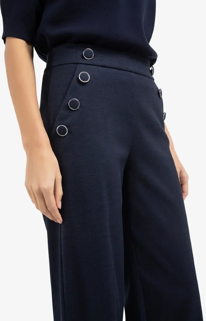 Yaya Hosen Navy Blazer Blue