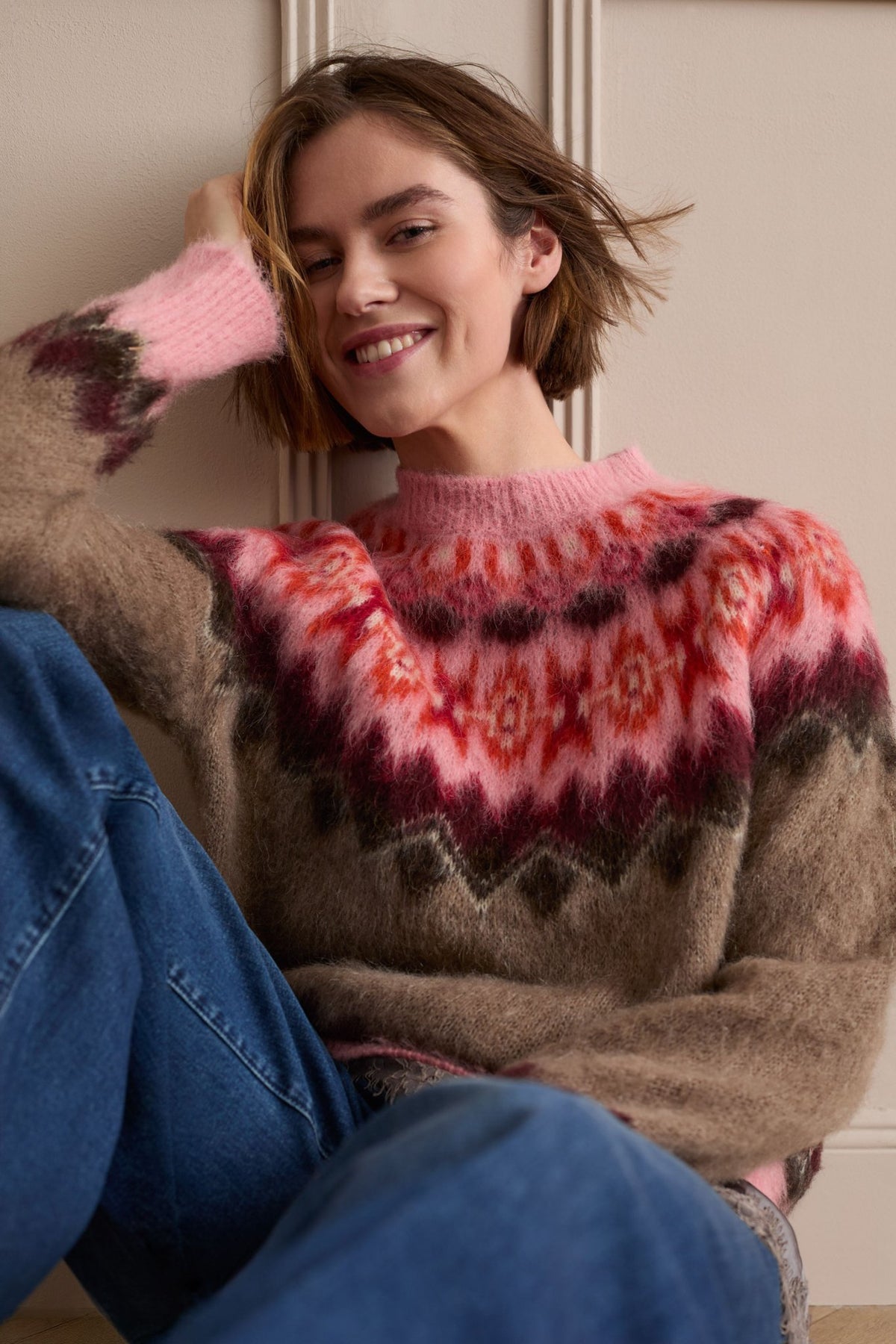 Pullover mit Norwegermuster