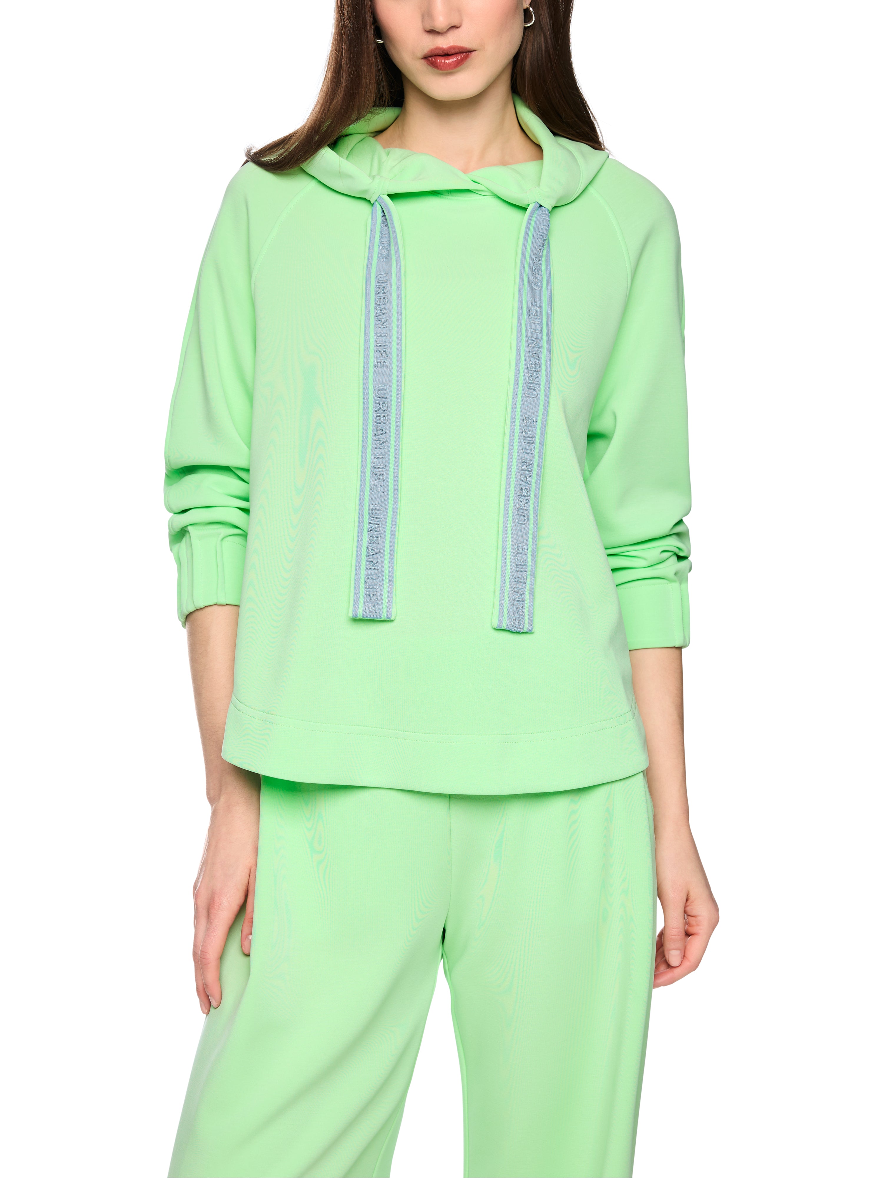 Hoodie mit breiten Bändern