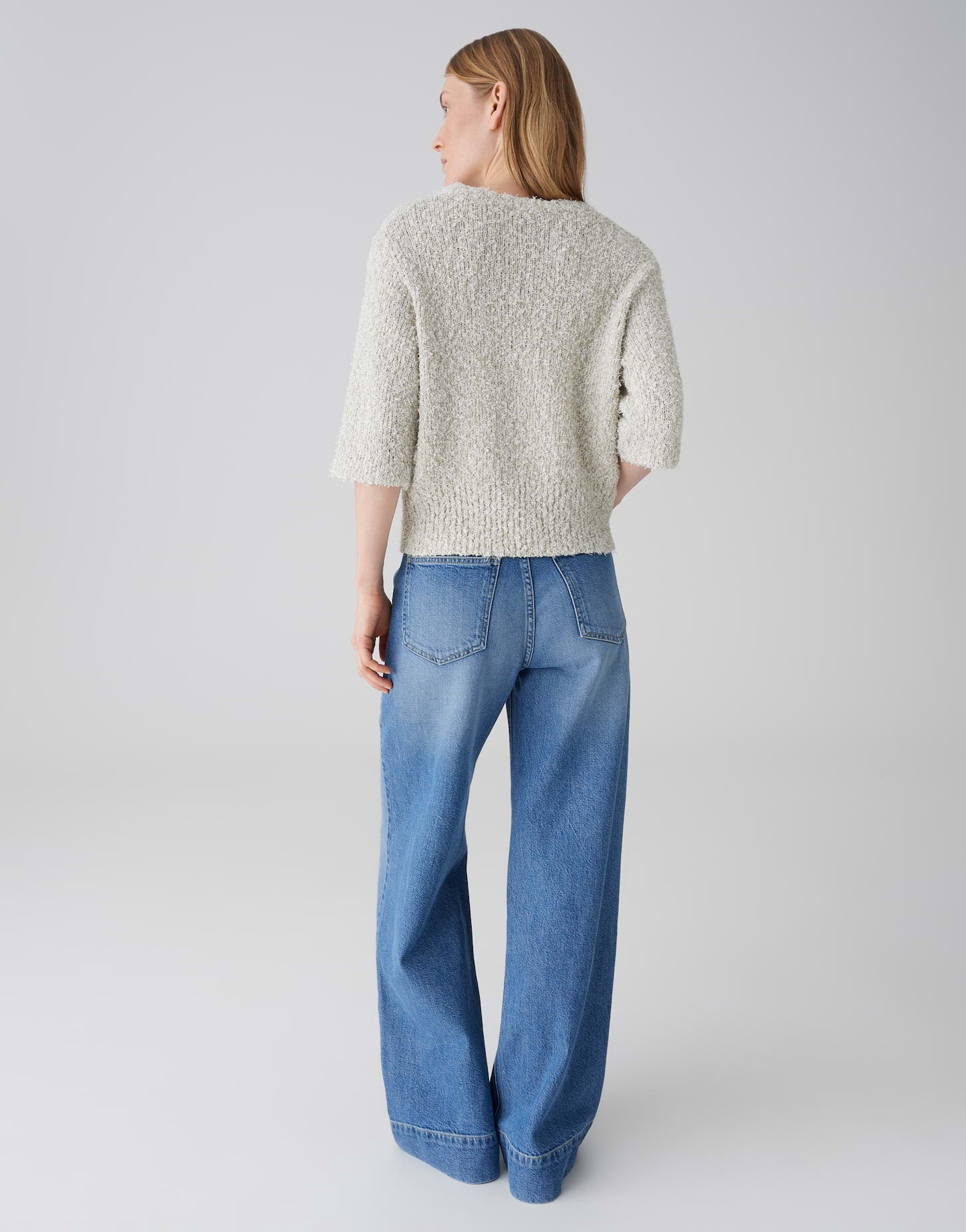 Opus Strickpullover Pale Olive