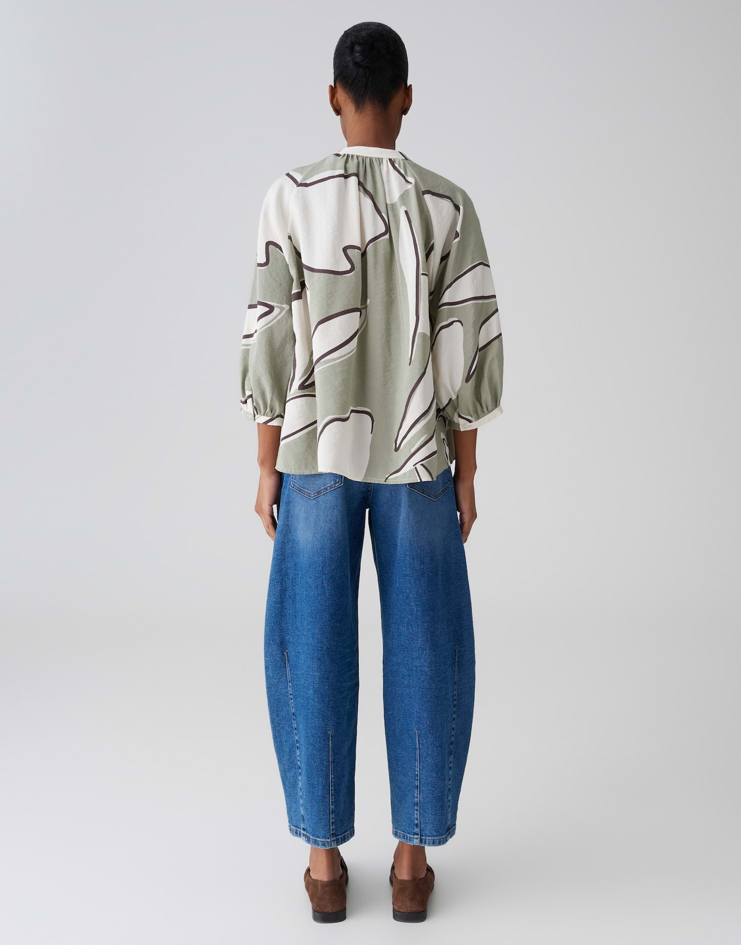 Opus Blusen Pale Olive