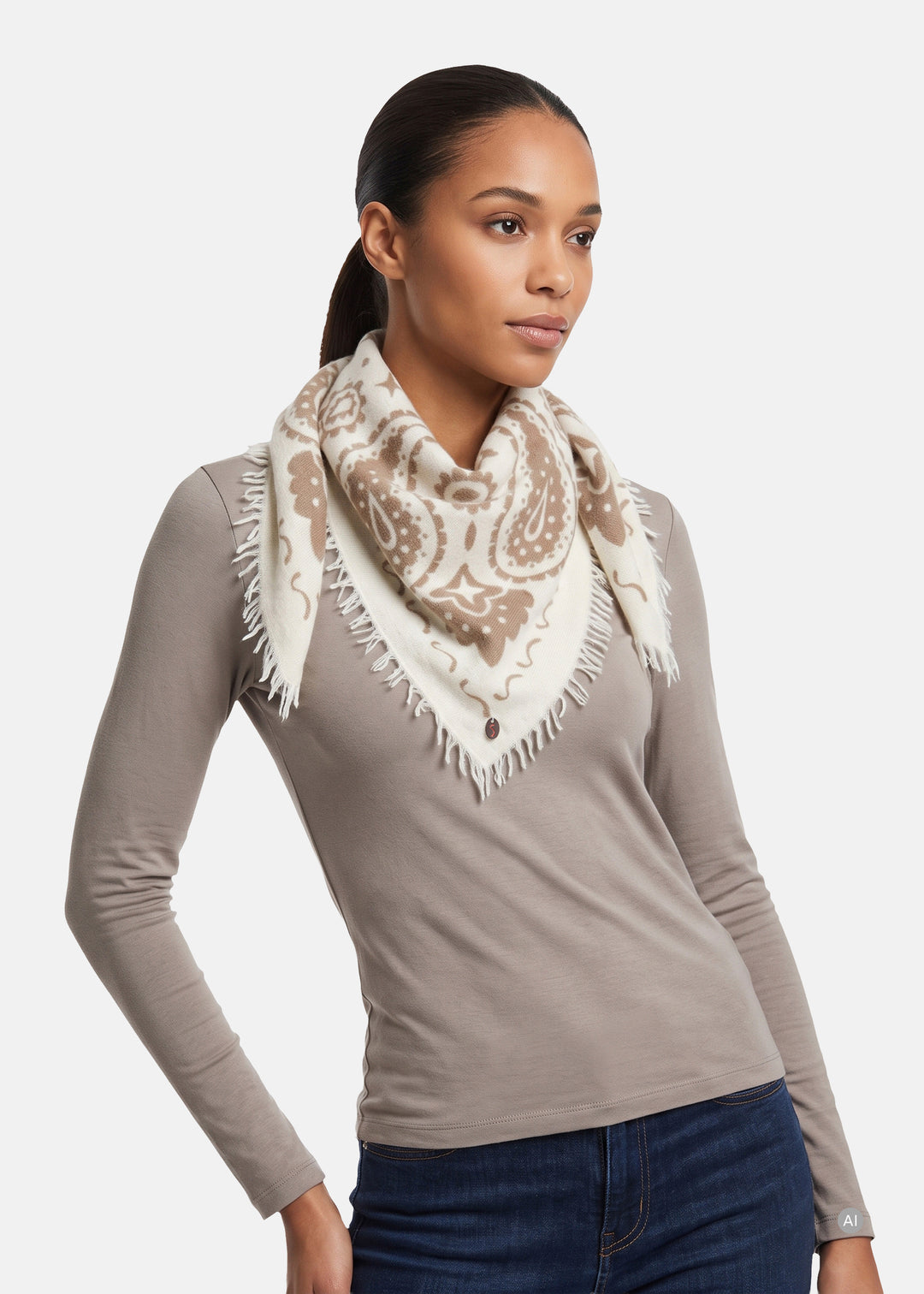 Kaschmirtuch mit Paisley-Muster