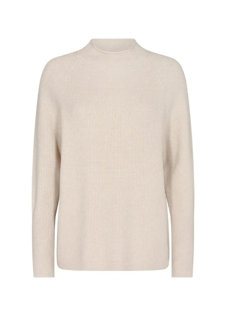 Soyaconcept Strickpullover Cream Melange